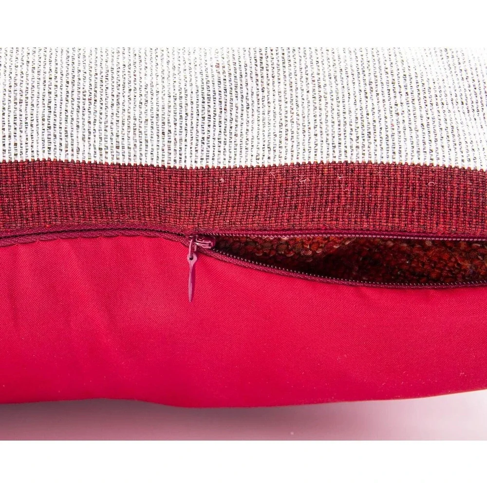 Christmas Pillow Covers Square 18''x18'' Cushion Elements Candy‎ Cane